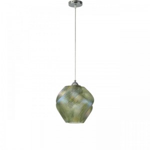 8289/1A MODERNI хром/зеленый, металл/стекло Подвес E27 1*60W 220V TIDE