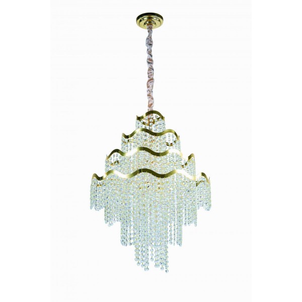 5656E/9A GOLD+CLEAR (1) Люстра NW