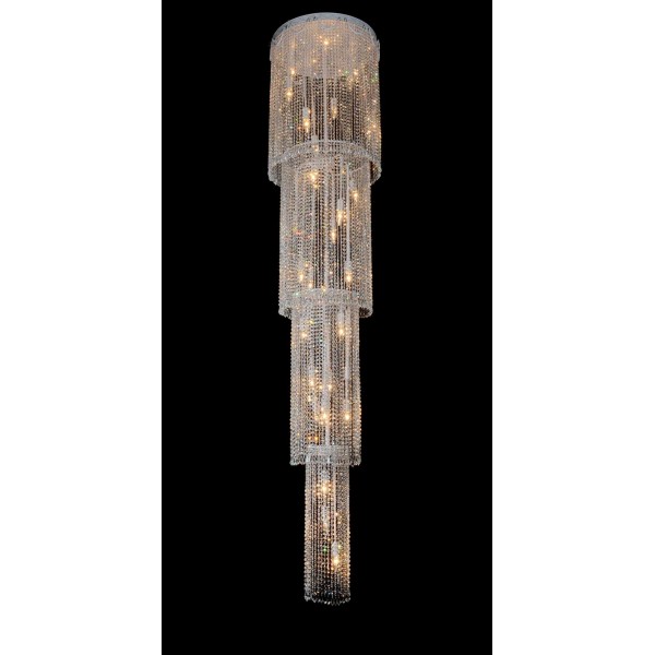 8735/28W WHITE+SILVER (1) Люстра NW