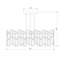 Потолочная люстра Bogates Zolletta 339/5 Strotskis Smart