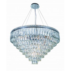 2785R/18A CHROME+CLEAR (1) Люстра (в 2-х коробках) NW