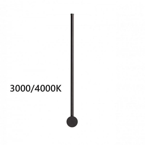 4335/12WLP HIGHTECH ODL22 299 чёрный Настенный светильник IP20 LED 12W 525Лм3000K/4000K (перекл. ч/з тумблер на драйвере) FILLINI