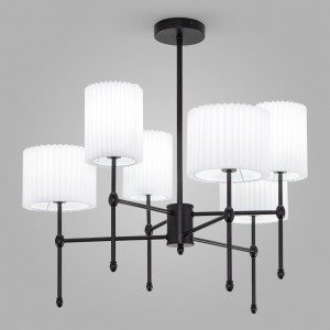 Потолочная люстра с тканевыми абажурами Smart 60162/6 черный Smart