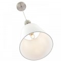 8283/1A CLASSI никель/белый, металл/керамика/текстиль Подвес Е14 1*40W 220V KENTUKI