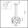 Подвесная светодиодная люстра Odeon Light L-Vision Chiara 6638/45L