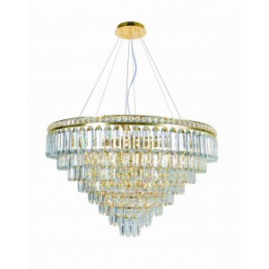 2796E/18A GOLD+CLEAR (1) Люстра (в 2-х коробках) NW