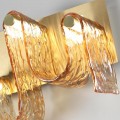 5105/16WL L-VISION  ODL26 золотой брашинг/янтарный металл/стекло Настенный светильник LED x 16W 4000K FLOW