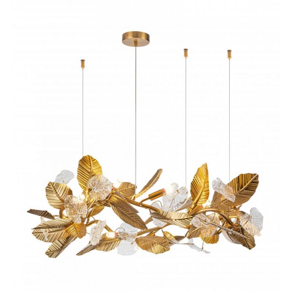 6001-D1000 BRONZE (1) Люстра (NW)