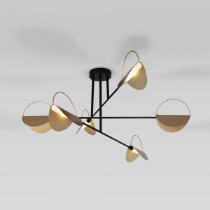 Потолочный светильник в стиле лофт Smart 70148/6 черный/золото Smart
