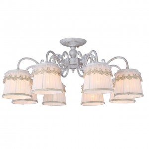 Потолочная люстра Arte Lamp Merletto A5709PL-8WG Потолочная люстра Arte Lamp Merletto A5709PL-8WG