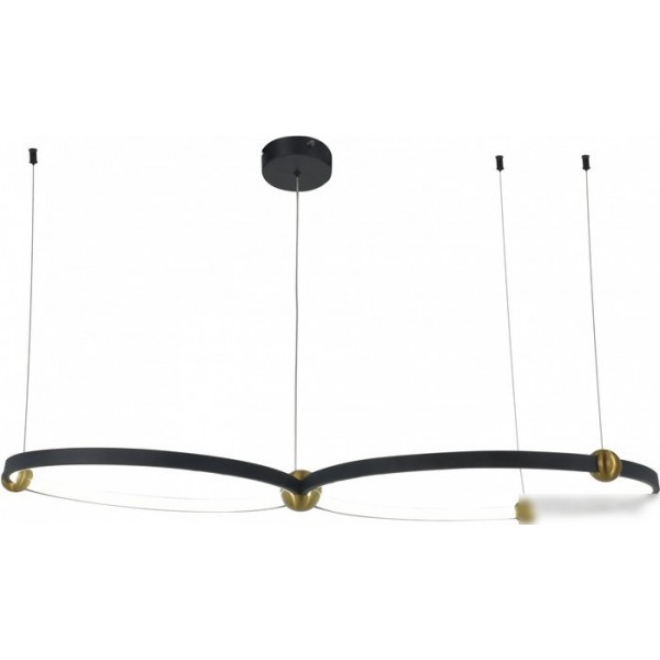 Потолочный светильник Mirastyle XL-20635/2 BK+BRASS