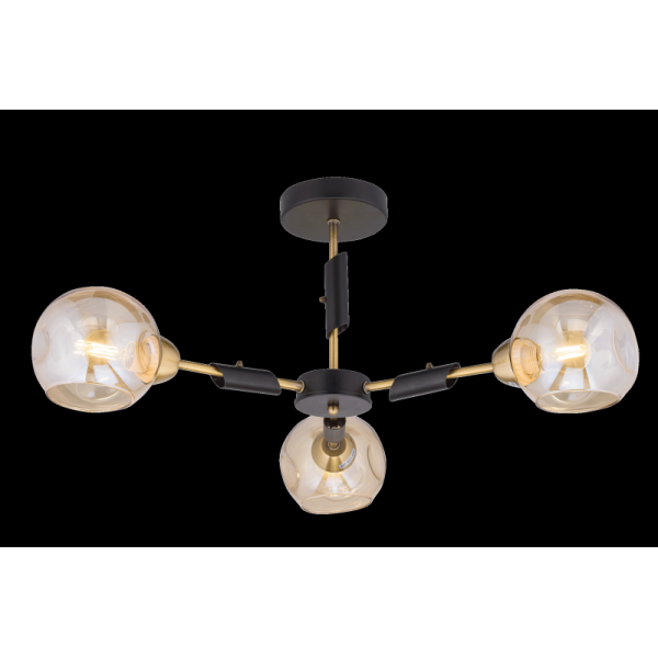74328/3 BRONZE+BLACK (2) Люстра