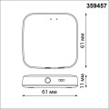 Интеллектуальный Bluetooth-шлюз Tuya Smart Life для умного дома 2,4ГГц Novotech Easy Gate 359457