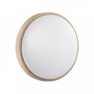 7607/CLN PALE SN 170 Светильник пластик/белый/бежеый под дерево LED 36Вт 4000К D340 IP43 LOSTA