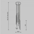 Подвесной светильник Maytoni MOD236PL-L54BS3K