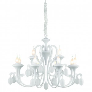 Подвесная люстра Arte Lamp Montmartre A3239LM-12WH