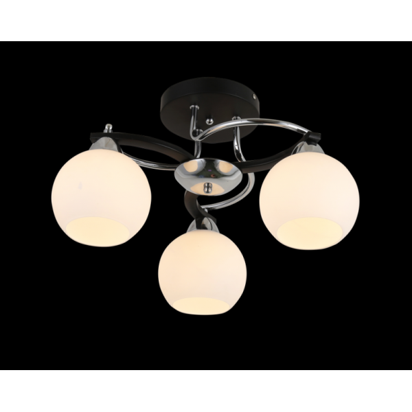 60208/3 CHROME+BLACK (2) Люстра (RL)