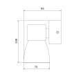 Бра Elektrostandard Cono MRL 1027 белый a061048