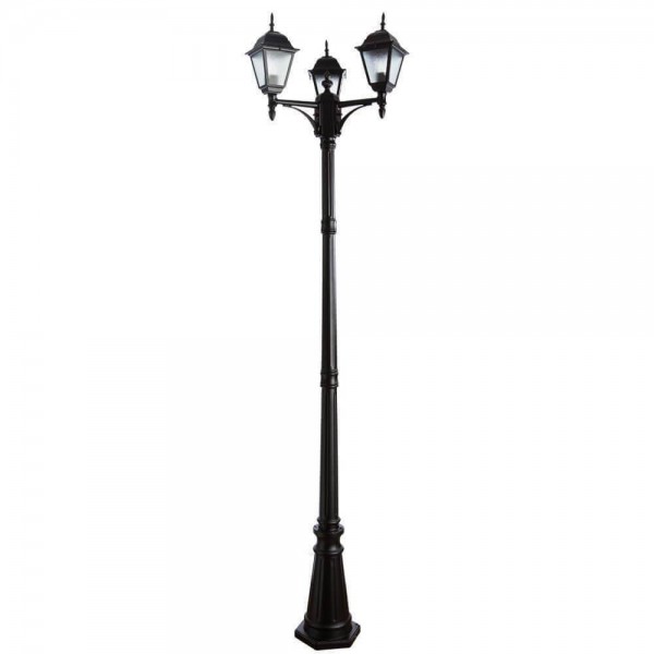 Садово-парковый светильник Arte Lamp Bremen A1017PA-3BK