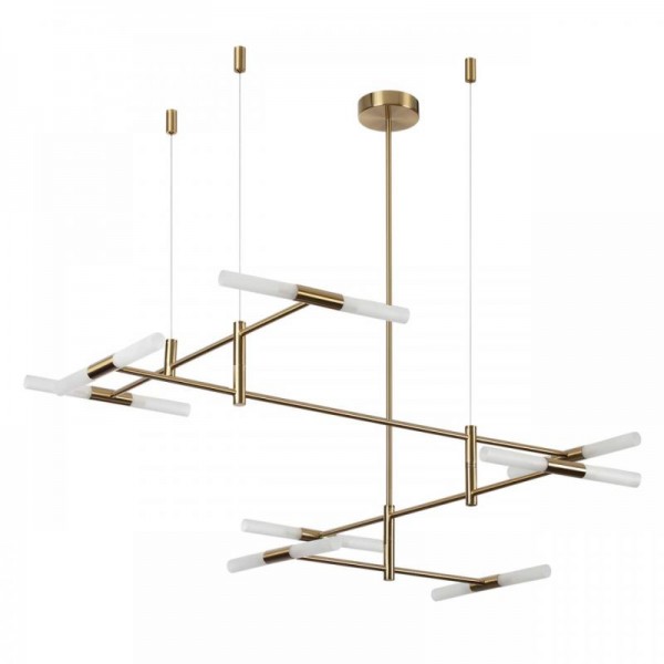 4306/16 HIGHTECH ODL26 Потолочный светильник  бронзовый/акрилл/металл IP20  G9 40W *16 180°  220V SOHO