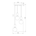 Подвесной светильник Eurosvet 50151/3 латунь
