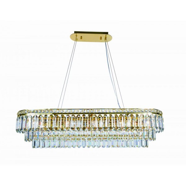 2796E/10A GOLD+CLEAR (1) Люстра NW