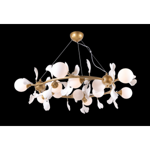 2661A/12 SPRAY PAINT BRASS+WHITE (1) Люстра NW