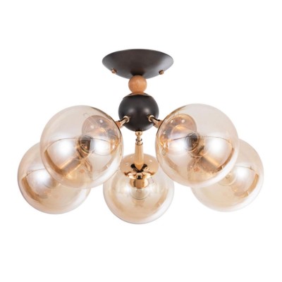 Потолочная люстра Arte Lamp Boston A4485PL-5BK Потолочная люстра Arte Lamp Boston A4485PL-5BK