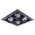 Встраиваемый светильник Arte Lamp Cardani A5930PL-4BK
