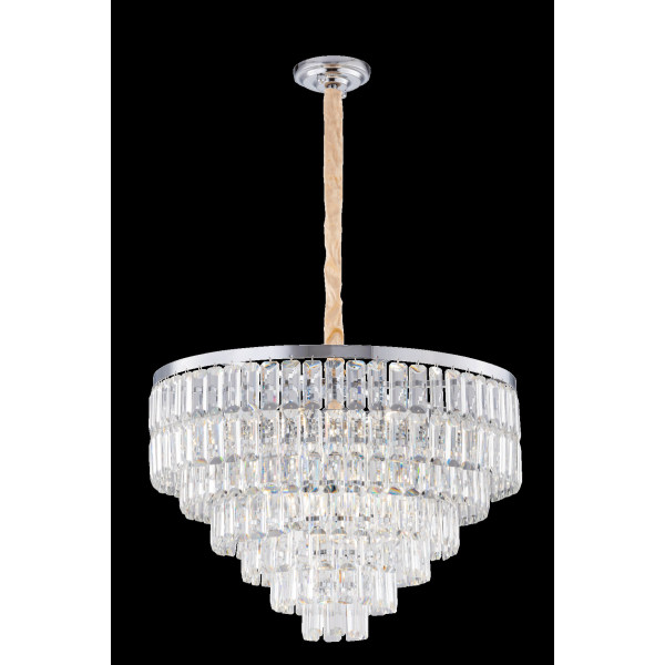 2752R/16A CHROME+CLEAR (1) Люстра NW