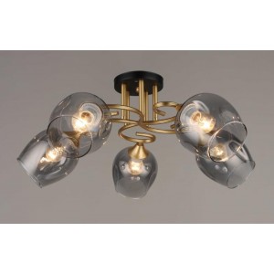 4615/5 BK+GD (2) Люстра (RL)