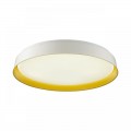 7711/DL COLOR SN 157 Светильник пластик/белый/желтый LED 48Вт 4000К D407 IP43 TUNA YELLOW