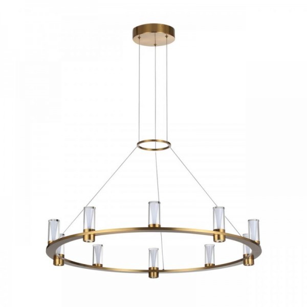 7144/70L HIGHTECH ODL26 Подвесной светильник  античная бронза/акрилл/металл IP20 LED 60W 3830Лм 3000K 180° 220V DEFANCE