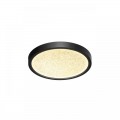 7662/18L MITRA LED SN 090 Светильник пластик/белый/черный LED 18Вт 3000/4000K D230 IP40 OMEGA BLACK
