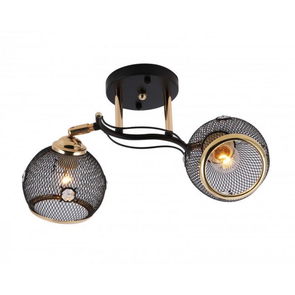 06444/2 BLACK+GOLD (4) Люстра (RL)