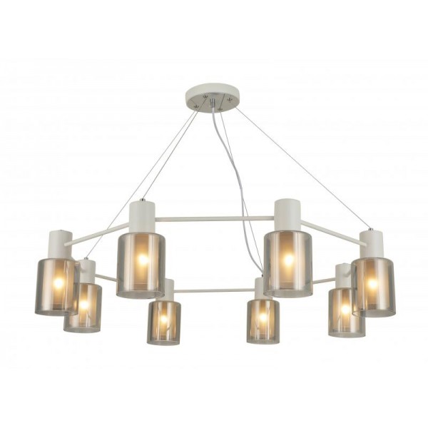 74705/8 WHITE+CHROME (1) Люстра (RL)