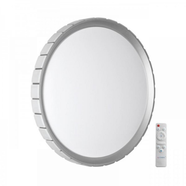 7696/EL PALE SN 90 Светильник пластик/серебристый LED 70Вт 3000-6000К D495 IP43 пульт ДУ KUPI SILVER