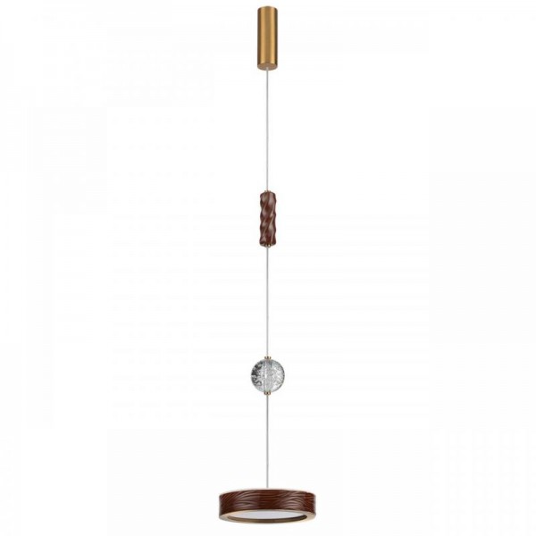 5450/32LB L-VISION ODL_EX26 коричневый/античная бронза/металл/керамика/хрусталь/акрил Подвес LED x 32W 2000К/3000K/4000K/переключ. RIVERA