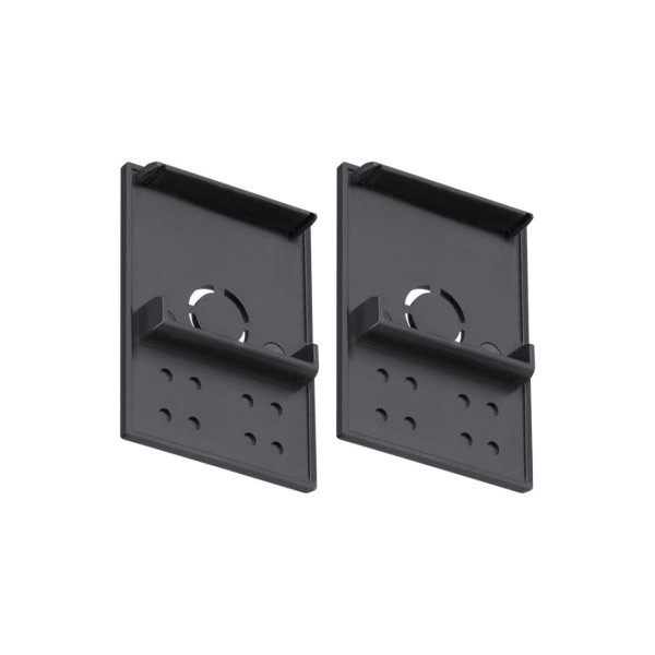 135317 PORT NT25 207 черный Заглушка торцевая для арт.135299-135303, 2шт IP20 VECTOR