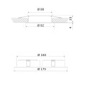 Встраиваемый светильник Elektrostandard 1091/2 MR16 белый a047722