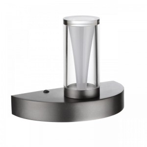 7143/5WL HIGHTECH ODL26 Настенный светильник  черный gun powder/акрилл/металл IP20 LED 5W 402Лм 3000K 180° 220V DEFANCE