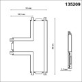 Соединитель T-образный с токопроводом Novotech Shino Smal 135209