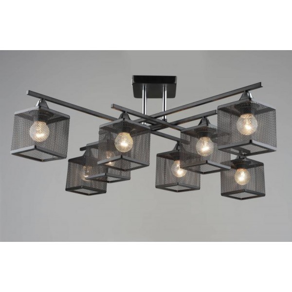 5986/8 BK+CH (1) Люстра (RL)