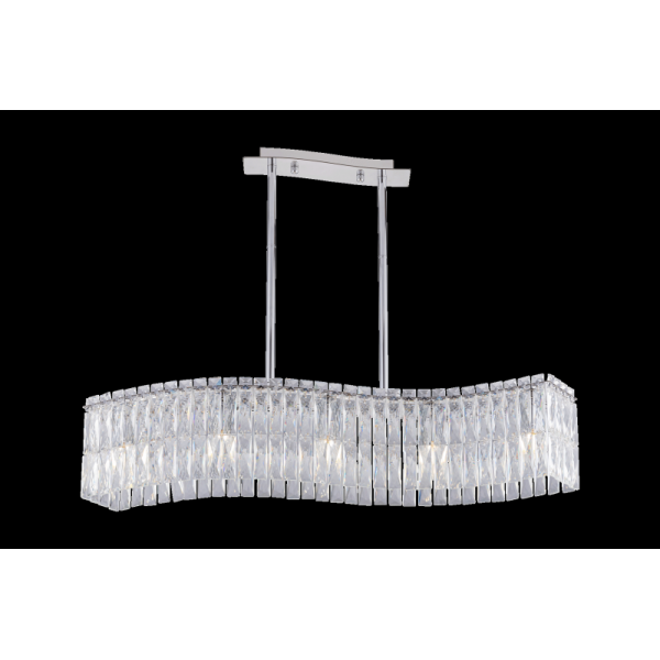 3101R/5A CHROME+CLEAR (1) Люстра NW #
