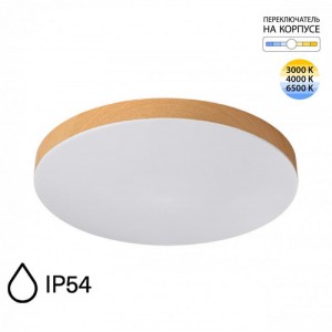 7761/50L MITRA LED SN 107 Светильник пластик/белый/под дерево LED 50Вт 3000-6500K D500 IP54 CCT GAMMA