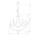 Подвесная люстра Eurosvet Lazzaro 60098/9 черный