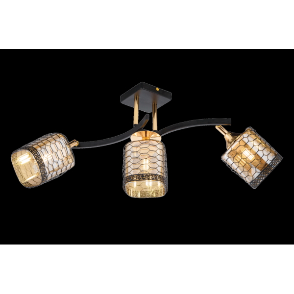 4926/3 BK+FGD (4) Люстра (RL)