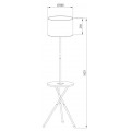 Торшер Arte Lamp Combo A2070PN-1BK