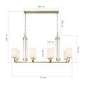 Подвесная люстра ST Luce Opalus SL1403.333.08