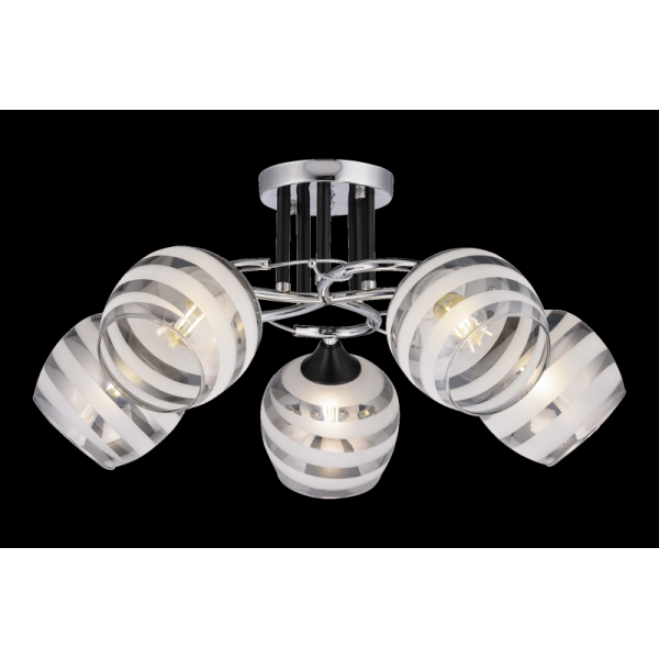 3789/5 CH+BK (2) Люстра (RL)